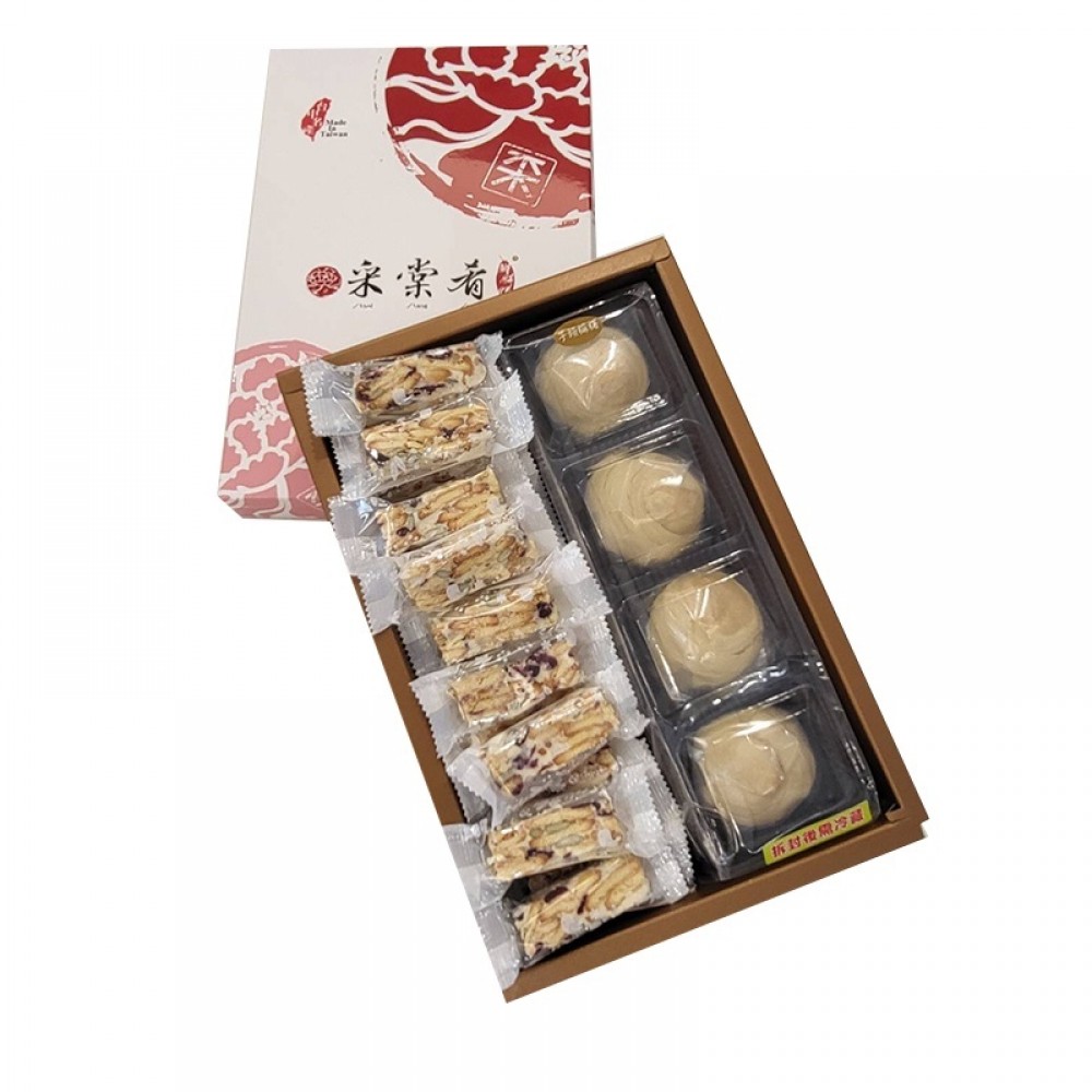 雪芋禮盒 雪Q半斤+芋頭麻糬4入